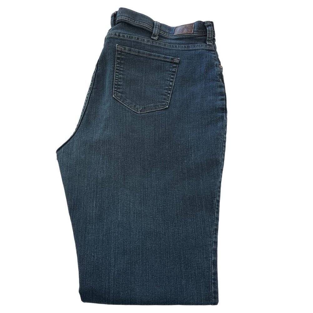 LEE Jeans Womens Classic Fit Straight Leg At The Waist Size 24W P - Picture 6 of 8
